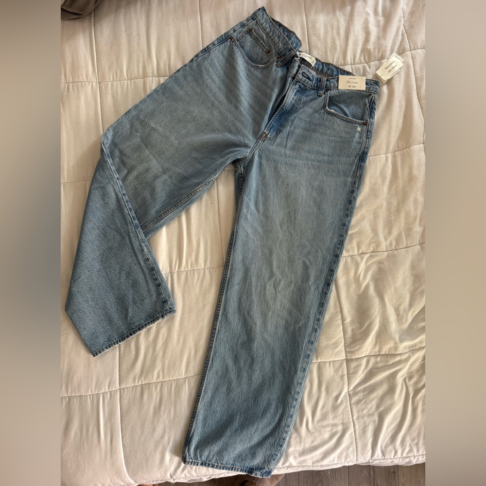 Abercrombie & Fitch High Rise Blue Jeans